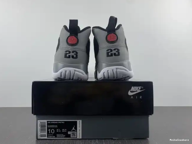 MaikeSneakers Grey CT8019-060 Jordan 9 Retro Particle 0610